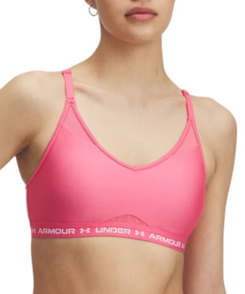 Top bra deportivo Under Armour rosado para mujer