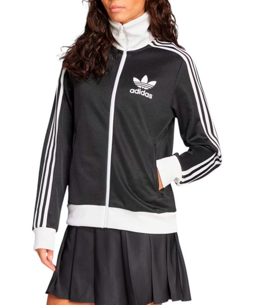 Chaqueta deportiva Adidas Heritage Track negra para mujer