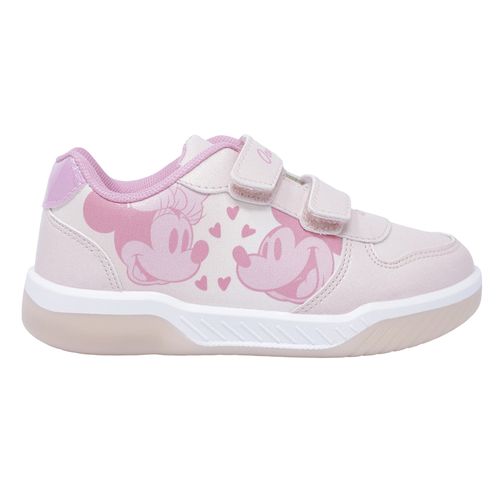 Zapato deportivo casual OP de Minnie Mouse rosa para bebé niña