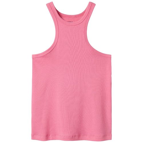 Blusa rosada tank top sin mangas para niña