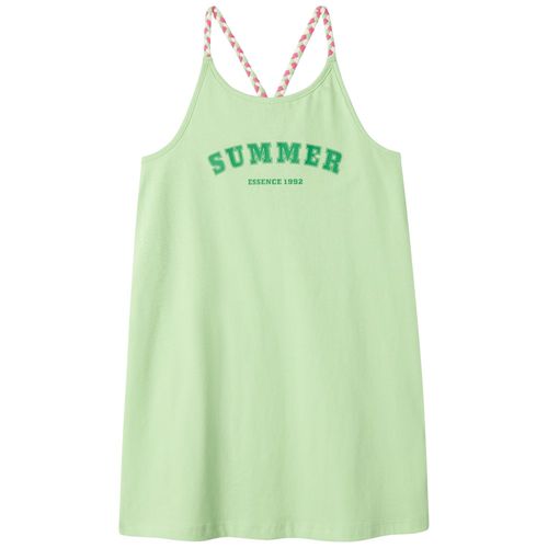 Vestido verde para niña