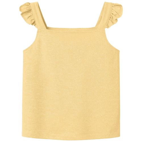 Blusa amarilla tank top para niña