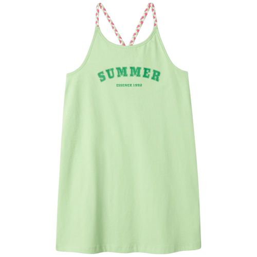 Vestido verde para niña