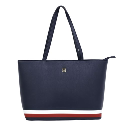 Cartera tote Tommy Hilfiger color azul para mujer