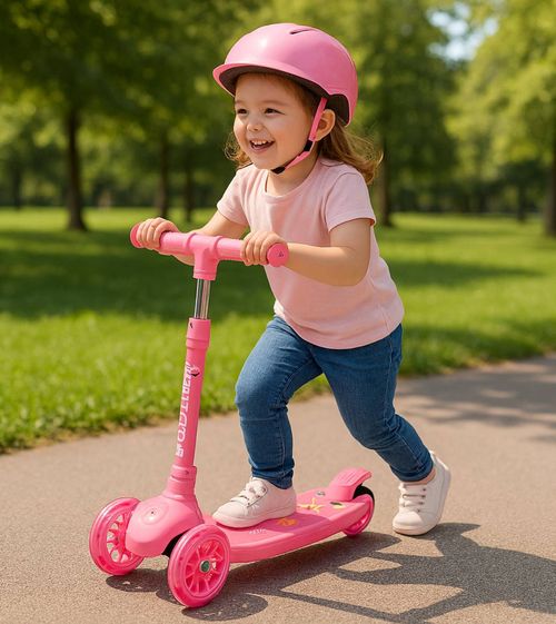 Scooter Infantil Dino en Colores Vibrantes