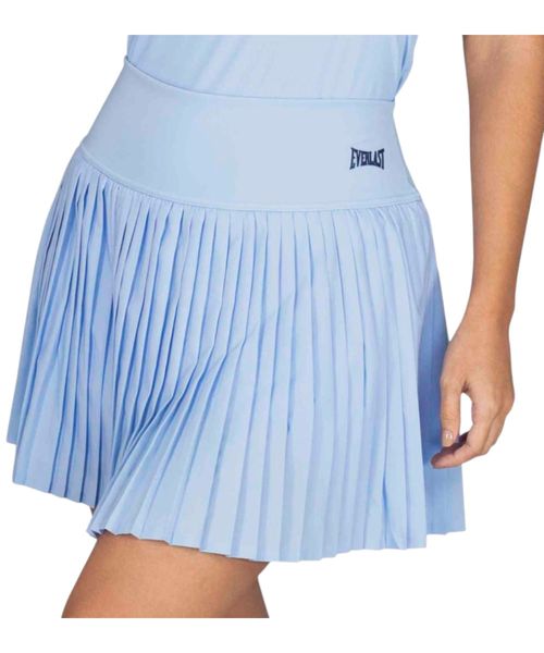 Falda short deportivo Everlast Ace celeste para mujer