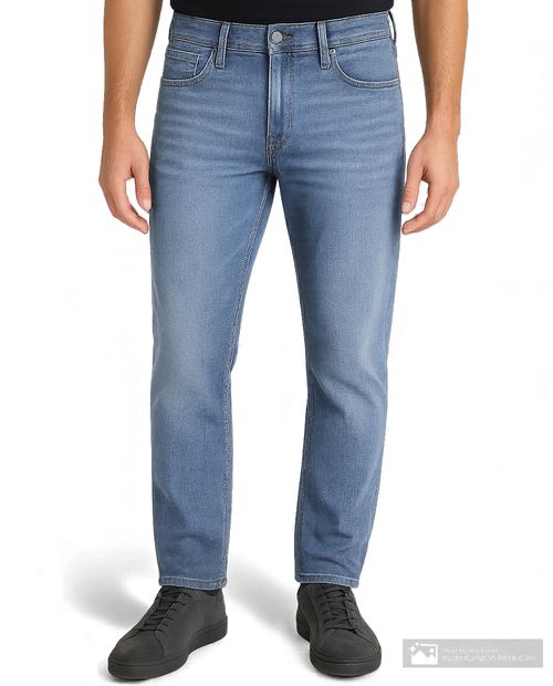 Jeans Pepe Revolution straight fit azul claro denim lavado para hombre
