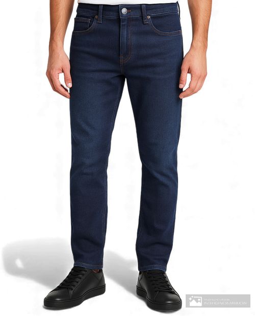 Jeans Pepe Revolution slim fit azul oscuro denim lavado para hombre