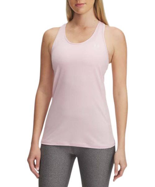 Camiseta deportiva Under Armour rosado claro para mujer