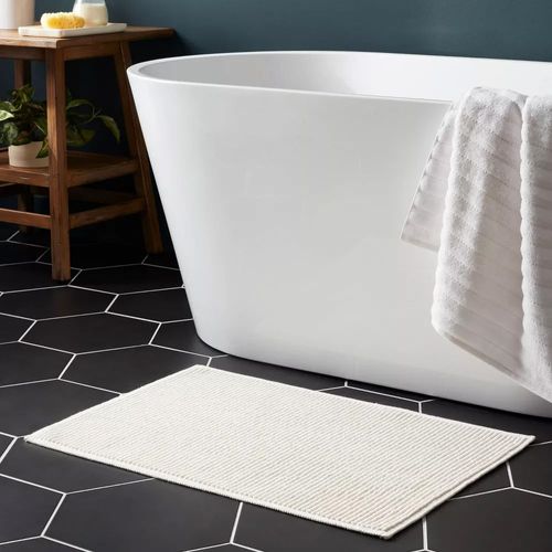 Alfombra de algodón para baño 51x76 cm