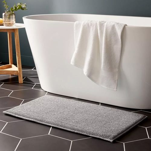 Alfombra memory foam para baño 51x86 cm