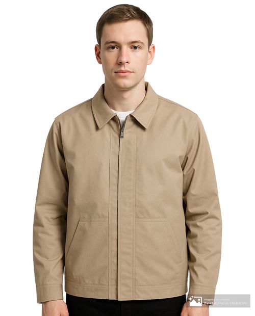 Chaqueta Orange beige sólida para hombre