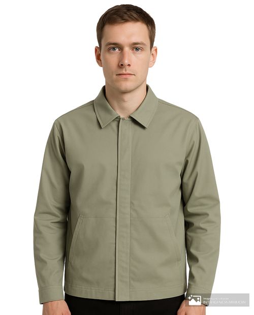 Chaqueta Orange verde sage sólida para hombre