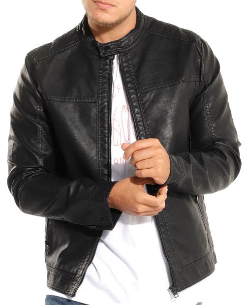 Chaqueta negra para hombre