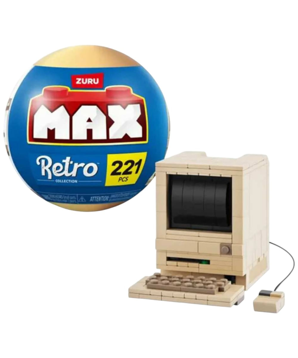 Zuru Max bloques de construcción tecnología retro cápsula sorpresa