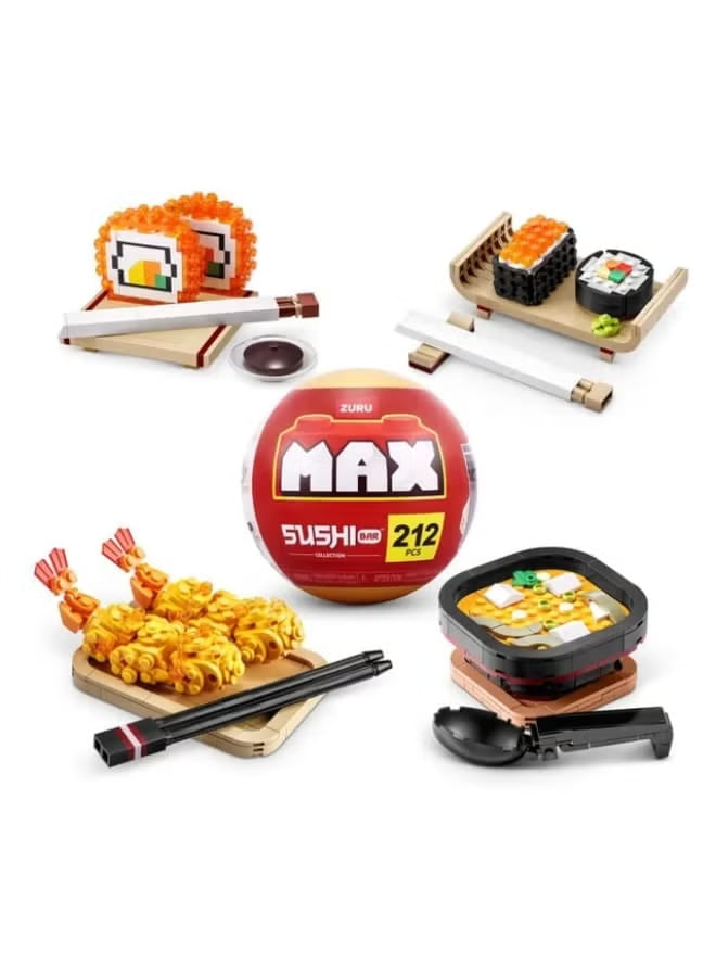 ZURU MAX Bloques De Construcción Retro – Teléfono De Colección Con 221 Piezas, 6 Diseños Para Coleccionar, Premium Y Divertido