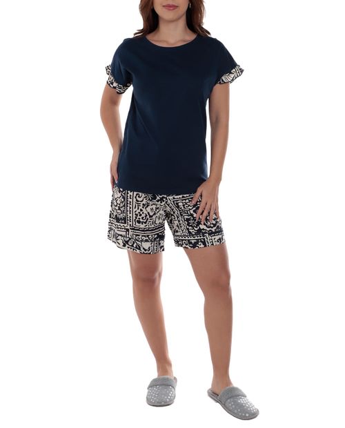 Pijama con short Sabrina para mujer