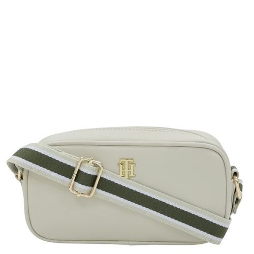 Cartera crossbody Tommy Hilfiger color beige para mujer
