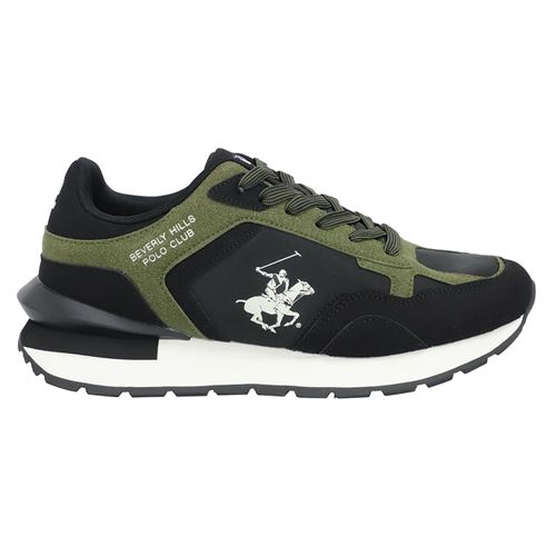 Zapato deportivo Beverly Hills Polo Club negro/verde para hombre