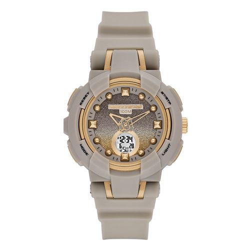 Reloj Skechers análogo digital de poliuretano en color beige para mujer