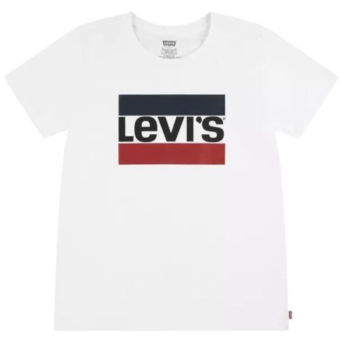 Camiseta blanca levi's para niña