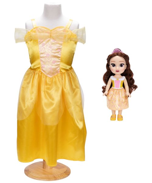 Disney Princesas vestido talla 4 -6 con muñeca