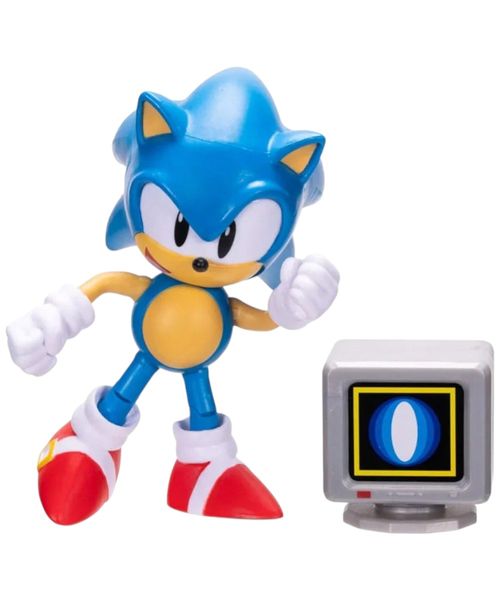 Sonic the hedgehog figura articulada con accesorio 10 cm