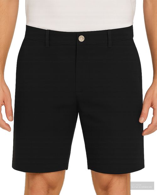 Short chino Oscar de la Renta negro sólido para hombre