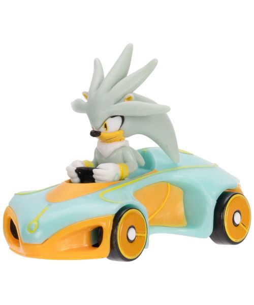 Sonic the hedgehog set 3 vehículos metálicos con figura