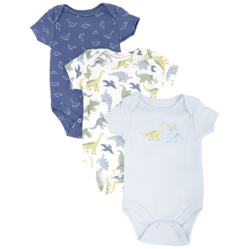 Set de 3 mamelucos multicolor para bebé niño