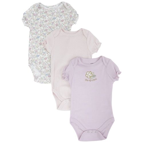 Set de 3 mamelucos multicolor para niña