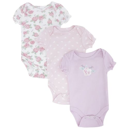 Set de 3 mamelucos multicolor para nia