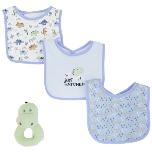 Set de 3 saliberos con peluche para bebé niño