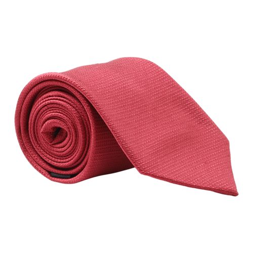 Corbata Unexpected roja con cuadros texturizados para hombre