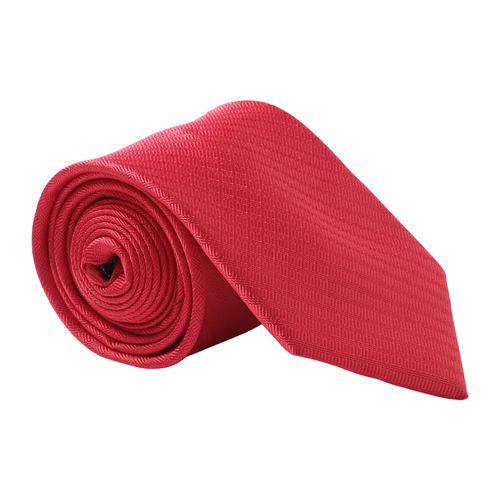 Corbata Izod roja texturizada para hombre