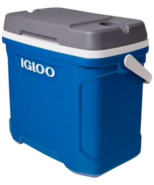 Hielera Igloo latitud 30qt azul con gris