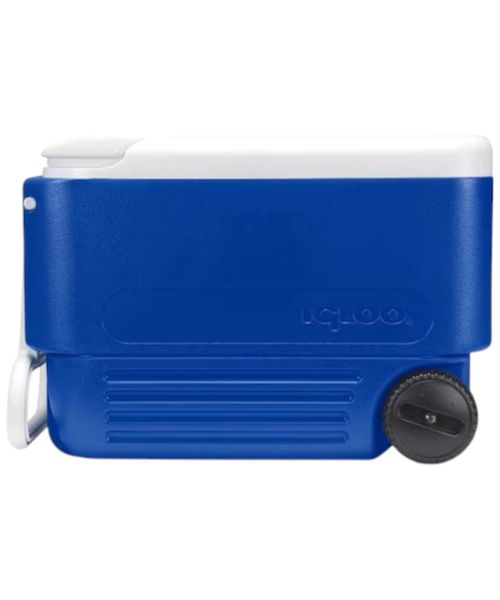 Hielera Igloo wheelie cool 38qt azul roller