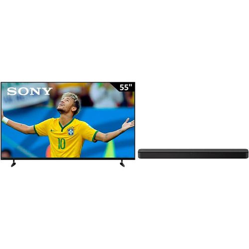 Pantalla Sony 55" (139.7 cm) LED UHD 4K HDR10 K-55S20M2 + BARRA DE SONIDO 2.0