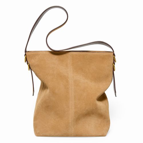 Cartera hobo Sfera color café para mujer