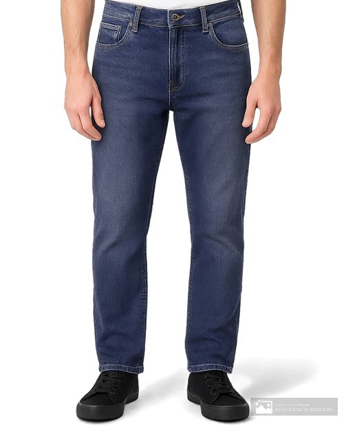 Jeans Gents slim fit azul denim lavado para hombre