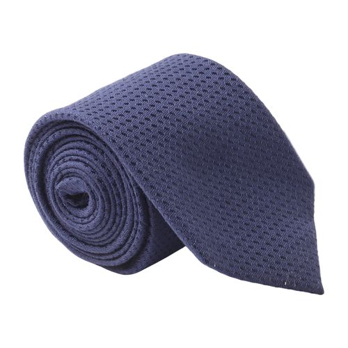 Corbata Unexpected azul navy con puntos texturizados para hombre