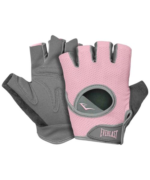 Guantes para pesas Everlast Venus rosados para mujer talla s