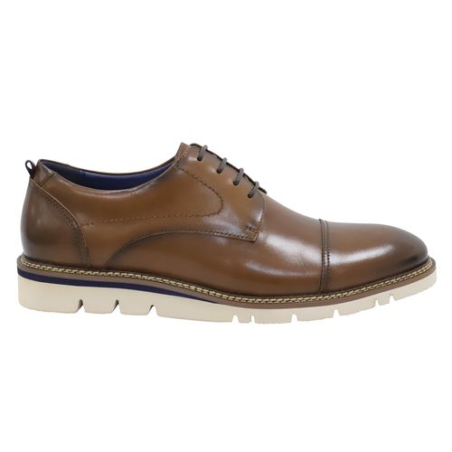 Zapato de vestir Perry Ellis café para hombre