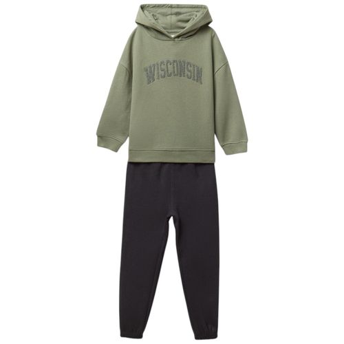 Conjunto de 2 piezas bicolor con estampado para niño