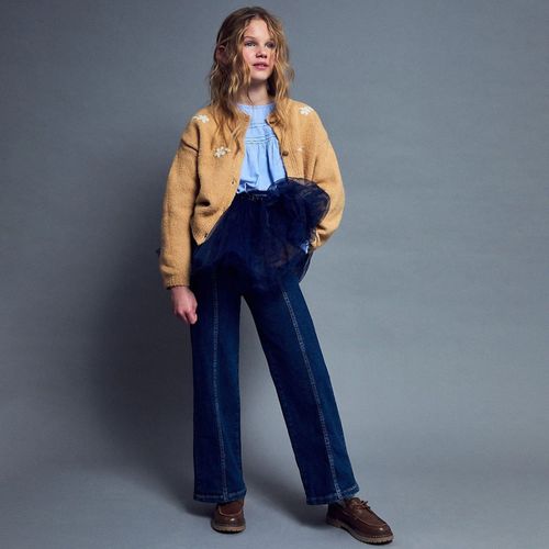 Jeans azul denim para niña