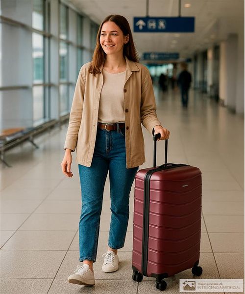 Maleta grande Samsonite Literock Spinner morada