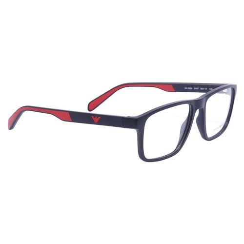 Aro completo rectangular Emporio Armani de acetato para hombre
