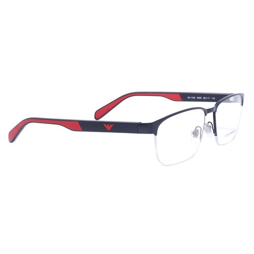 Aro semi al aire rectangular Emporio Armani de acetato para hombre