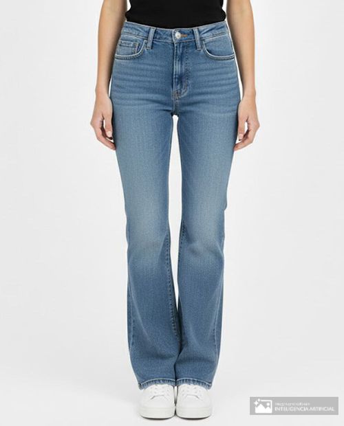 Jeans YMI bootcut de cintura alta para mujer