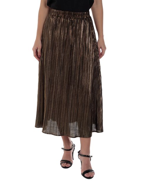 Falda Marcella midi de cintura alta para mujer